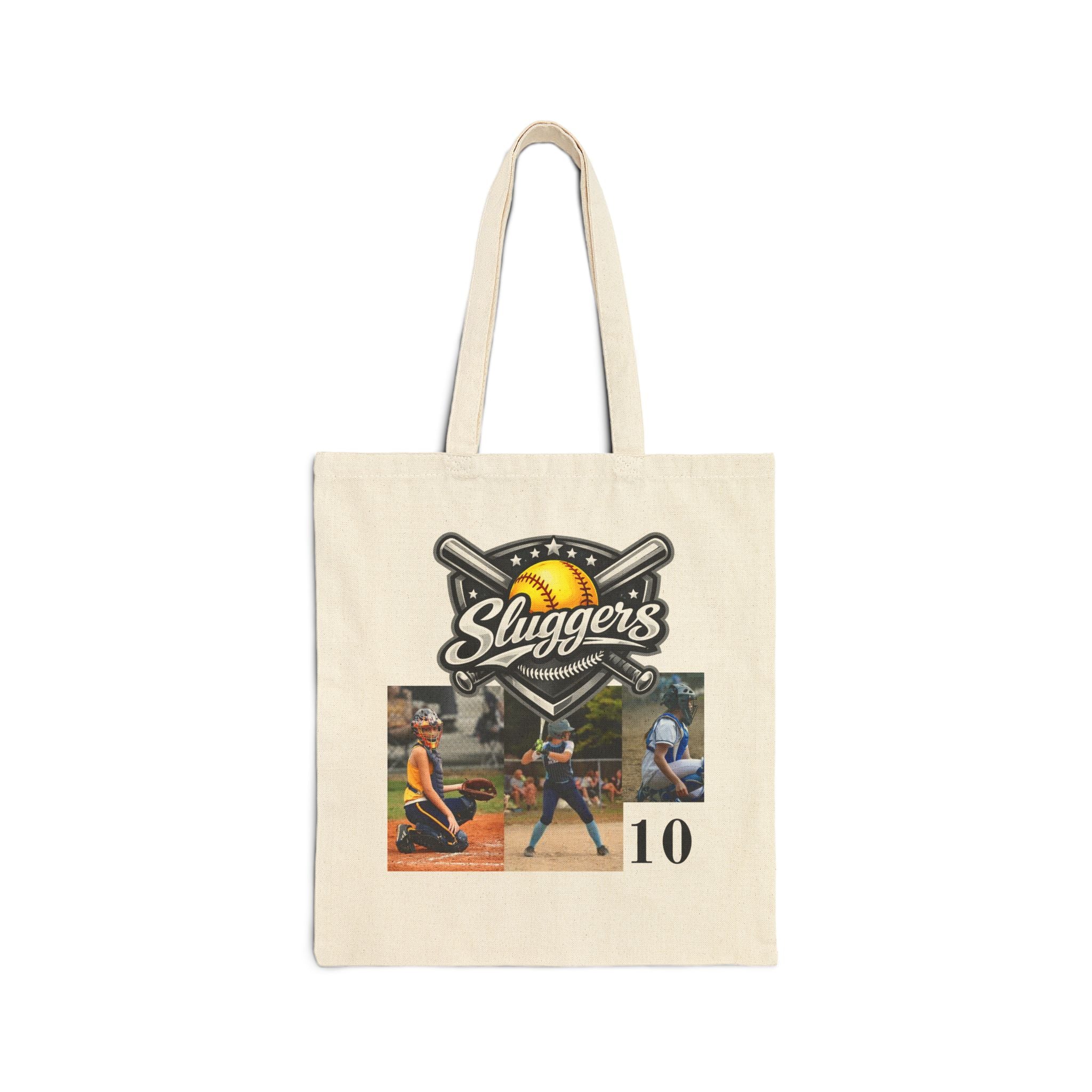 Softball Sluggers Custom Photo Tote Bag