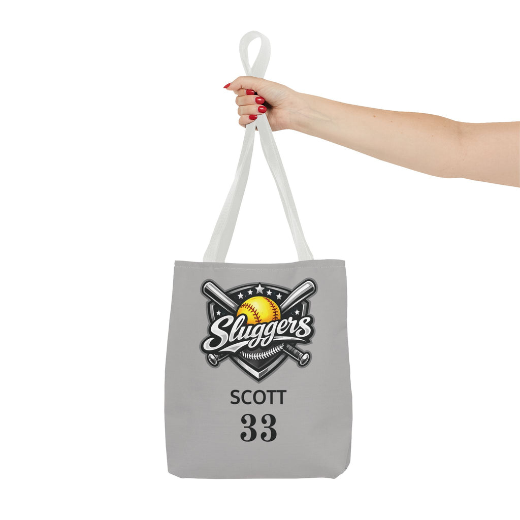 Sluggers Personalized Tote Bag — Custom Name & Number