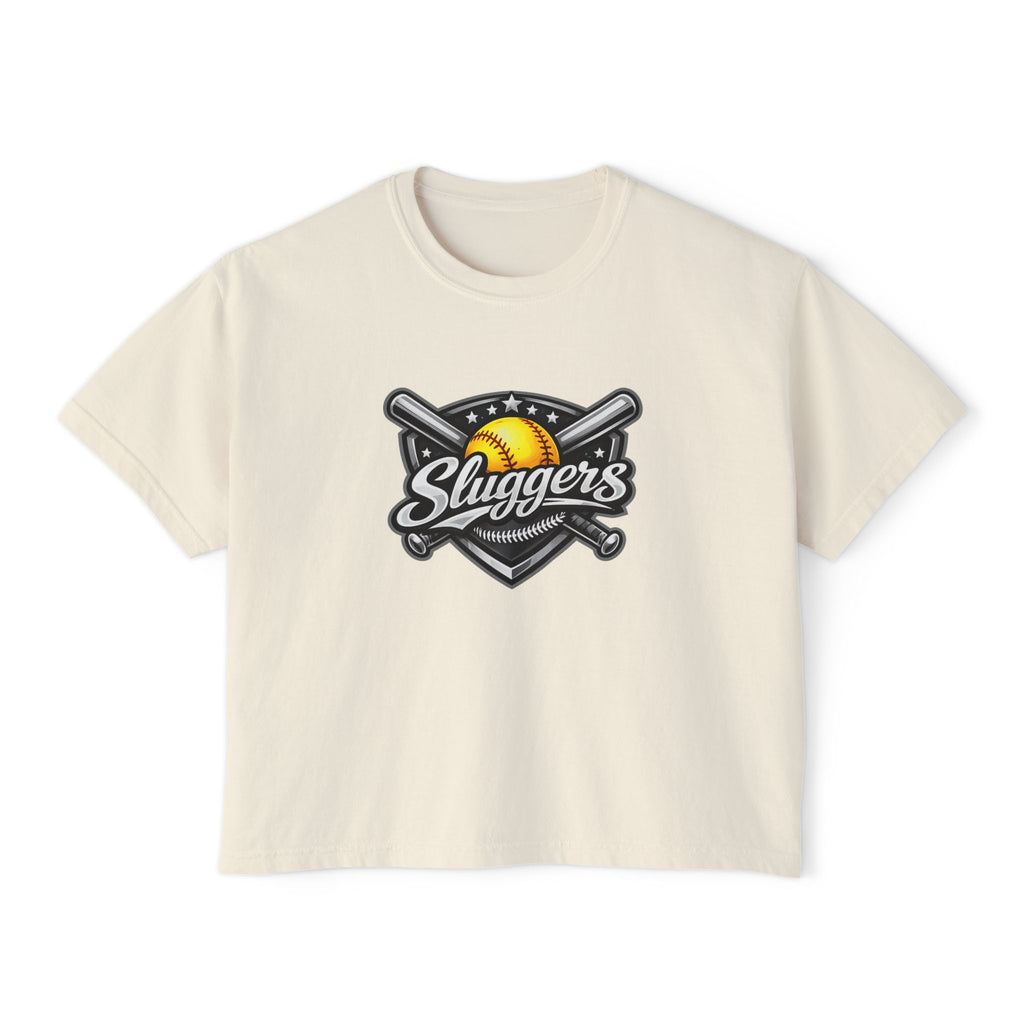 Sluggers Softball Logo Boxy Tee
