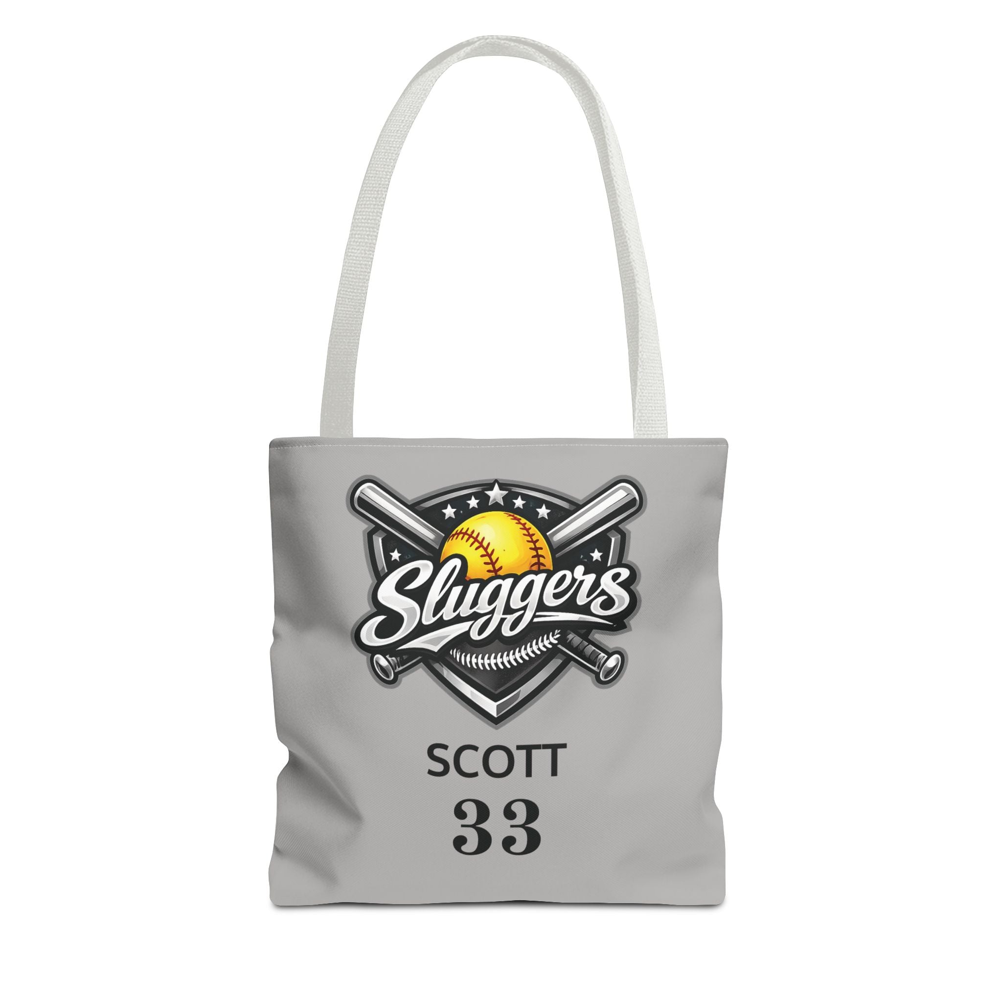 Sluggers Personalized Tote Bag — Custom Name & Number