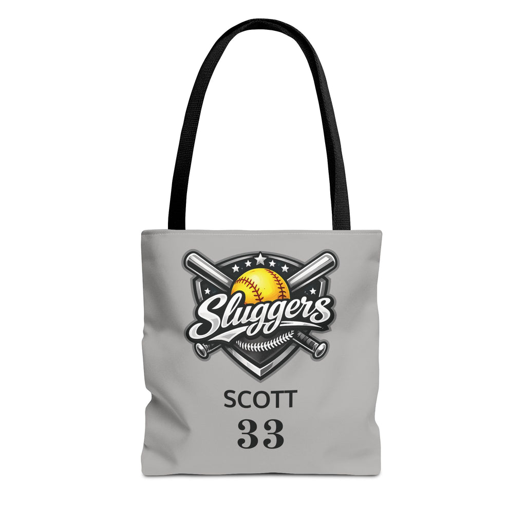 Sluggers Personalized Tote Bag — Custom Name & Number