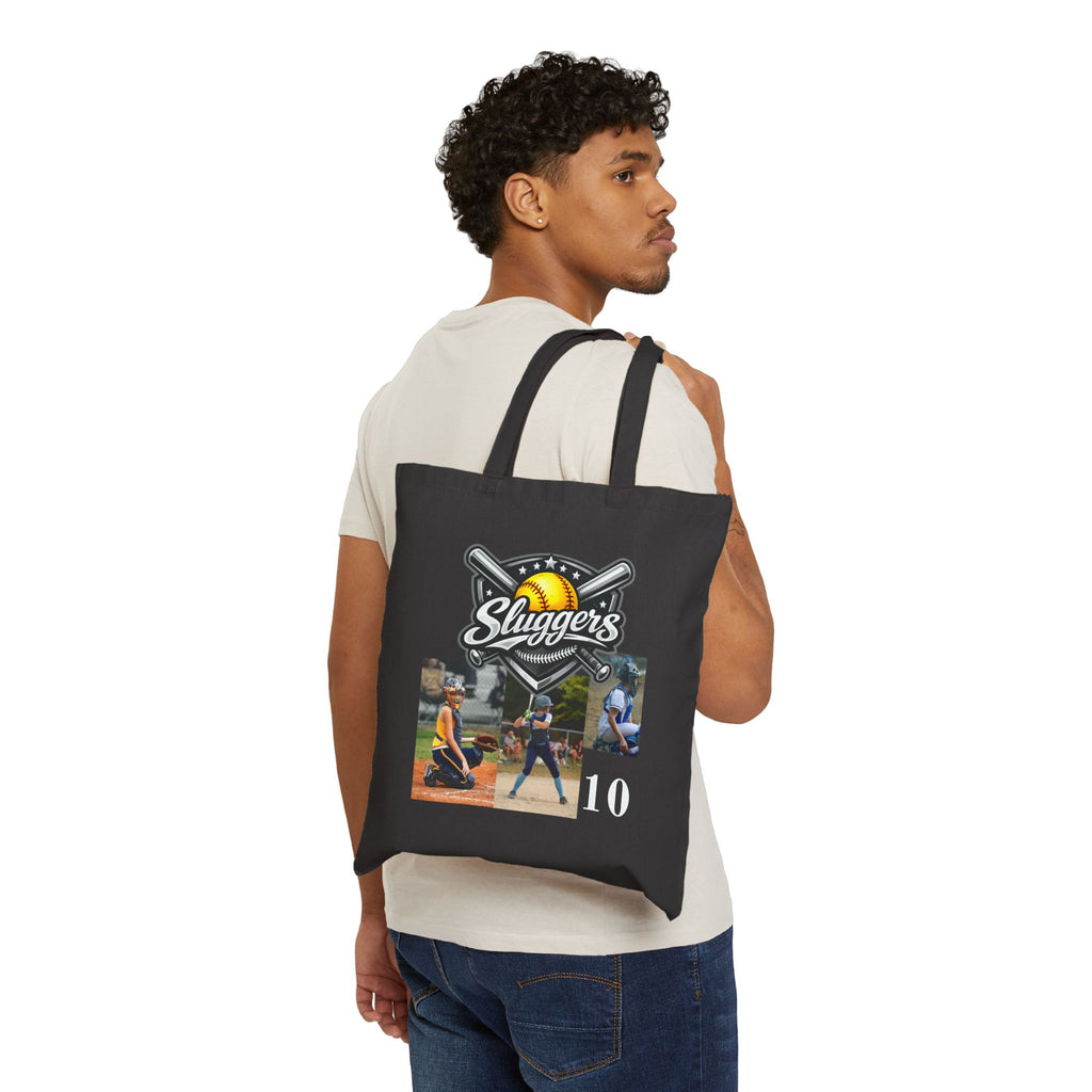 Softball Sluggers Custom Photo Tote Bag