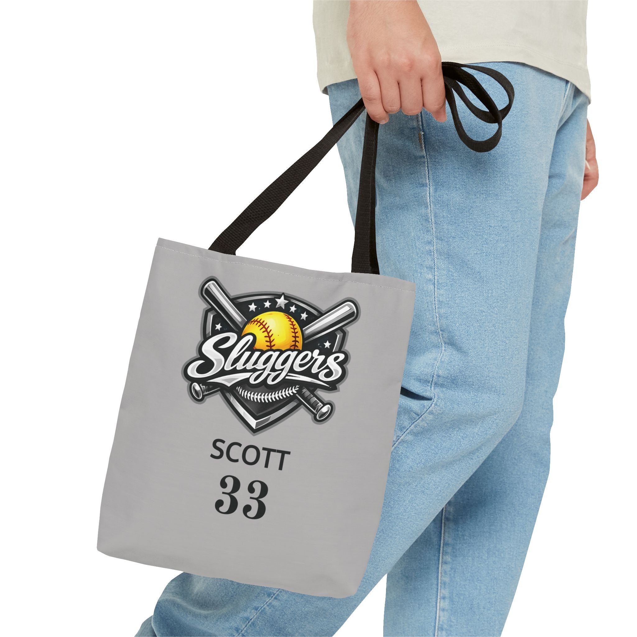 Sluggers Personalized Tote Bag — Custom Name & Number