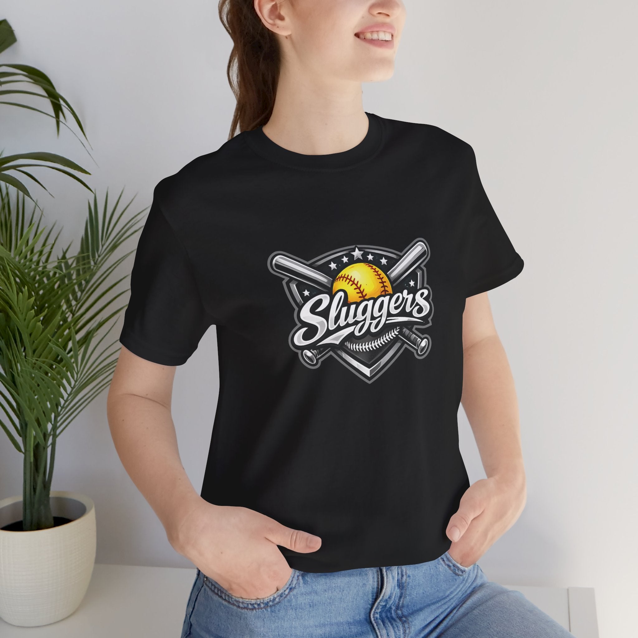 Sluggers Softball Team Tee — Personalized Name & Number
