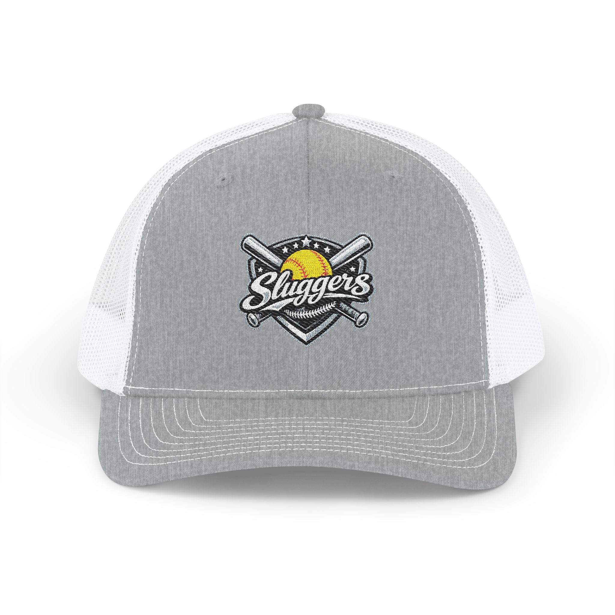 Slugger Embroidered Trucker Cap —Snapback Mesh Hat