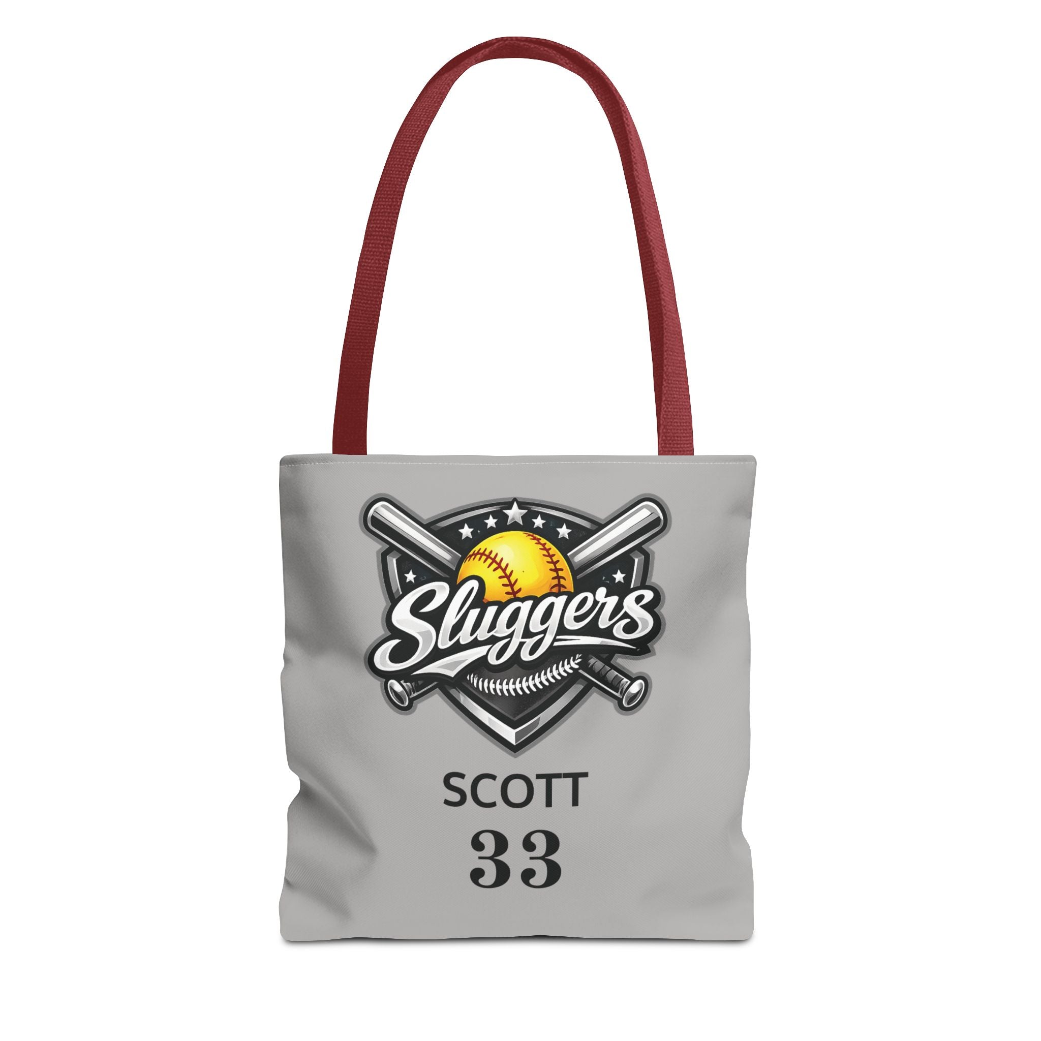 Sluggers Personalized Tote Bag — Custom Name & Number