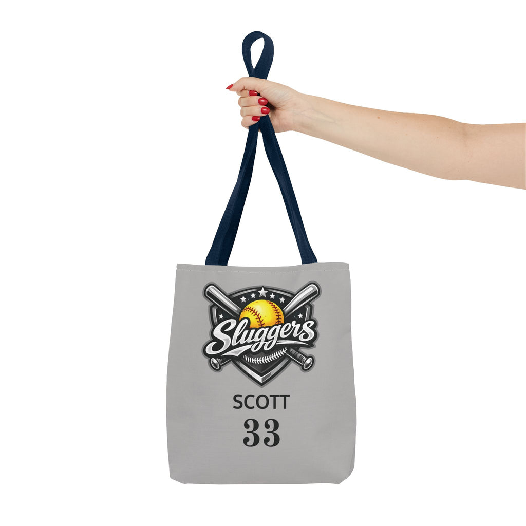 Sluggers Personalized Tote Bag — Custom Name & Number
