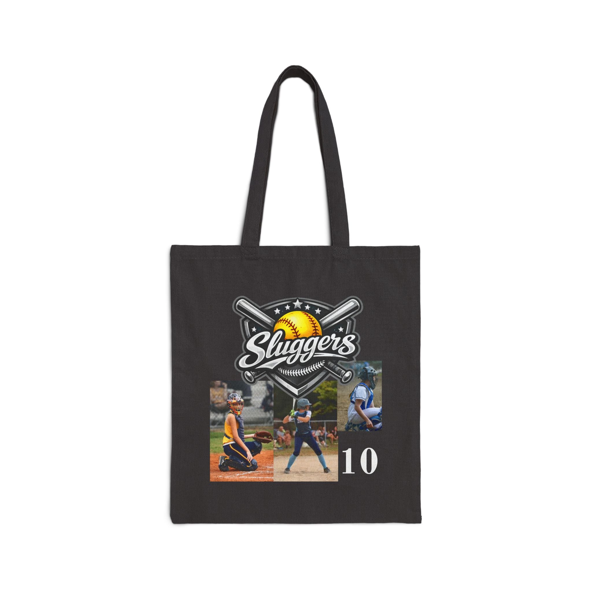 Softball Sluggers Custom Photo Tote Bag