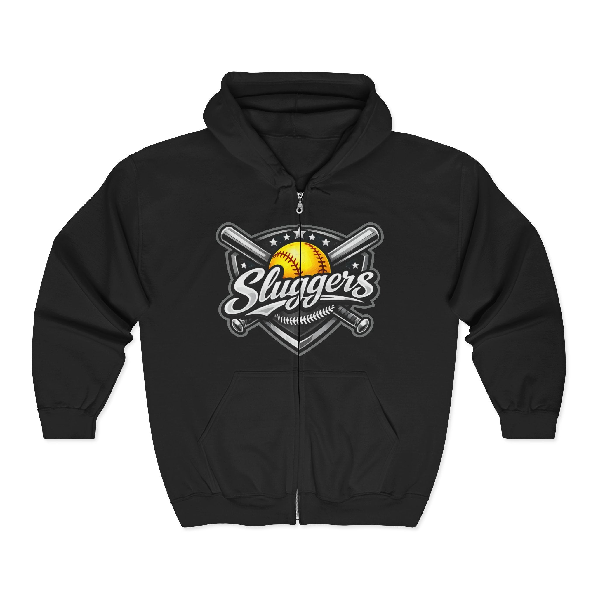 Sluggers Full-Zip Sweatshirt with Custom Name & Number