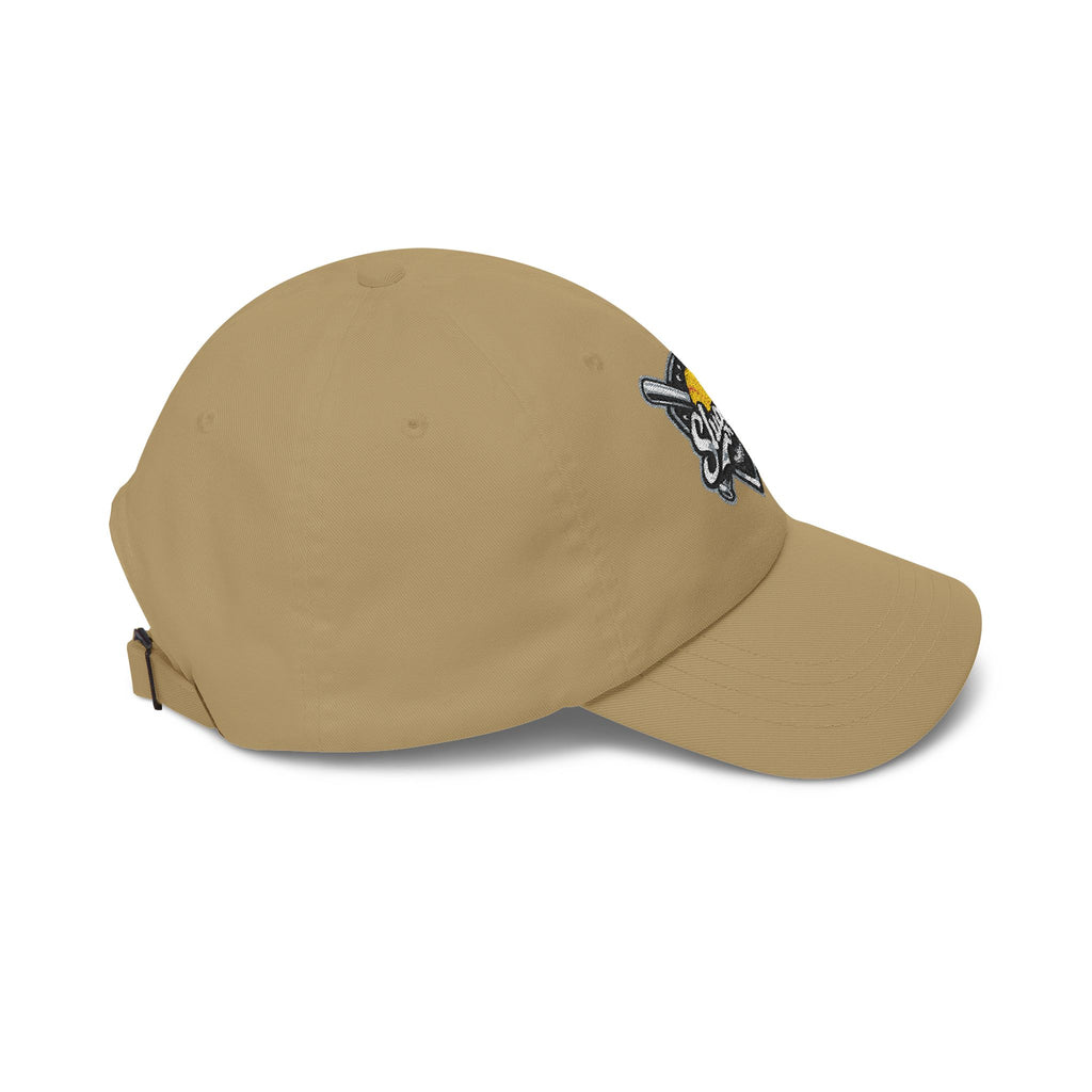 Sluggers Baseball Dad Cap - Embroidered Softball & Bats Hat