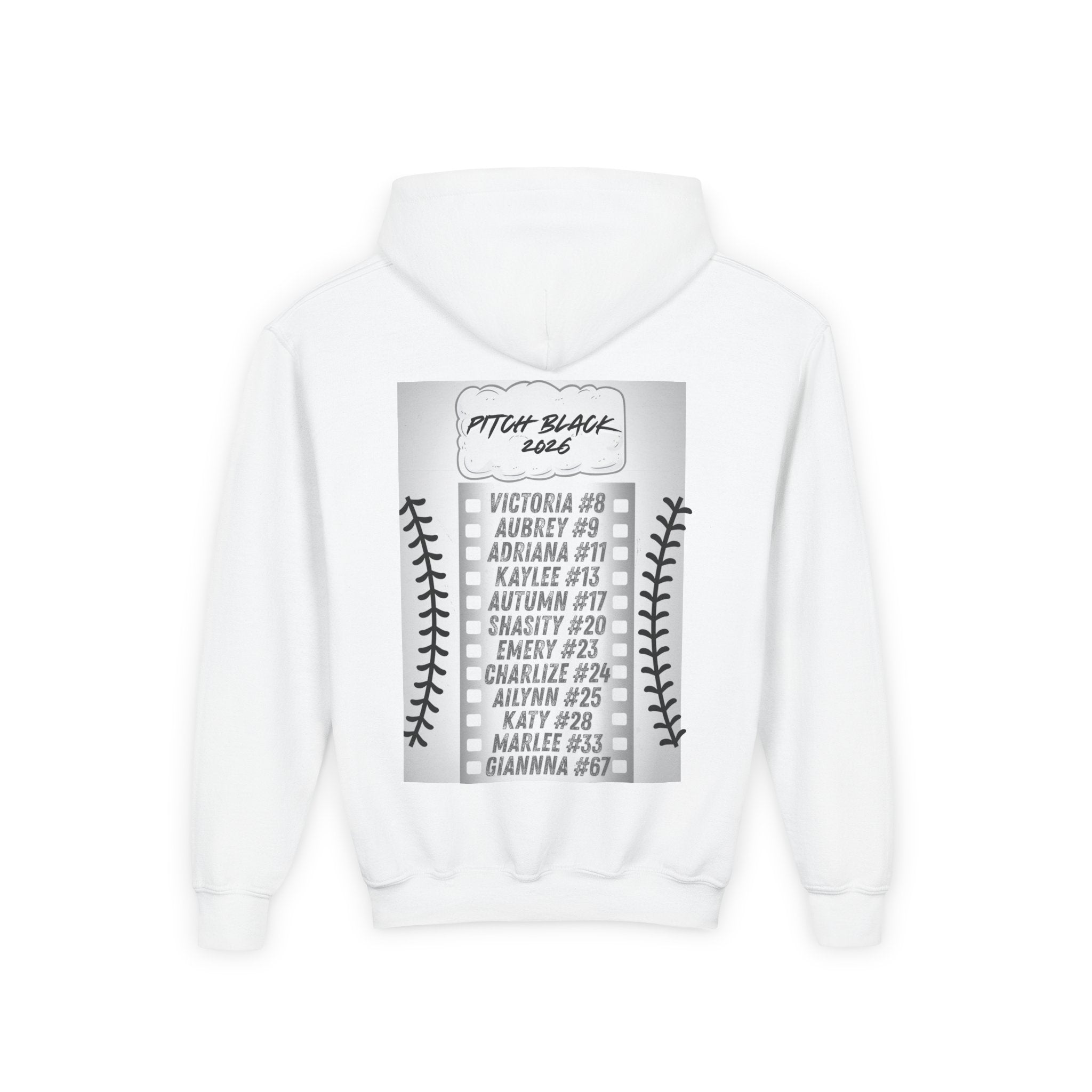 Pitch Black Player Roster Hoodie