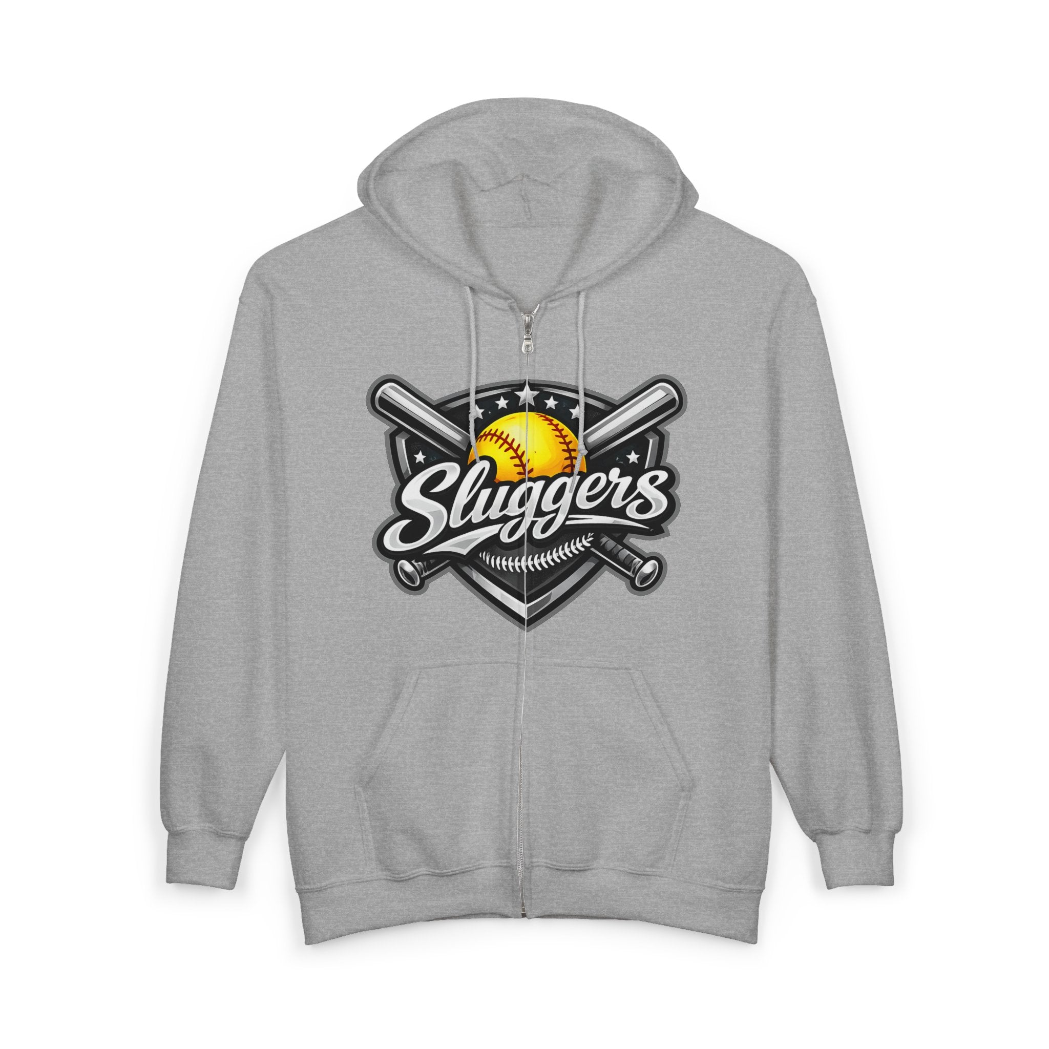 Sluggers Full-Zip Sweatshirt with Custom Name & Number