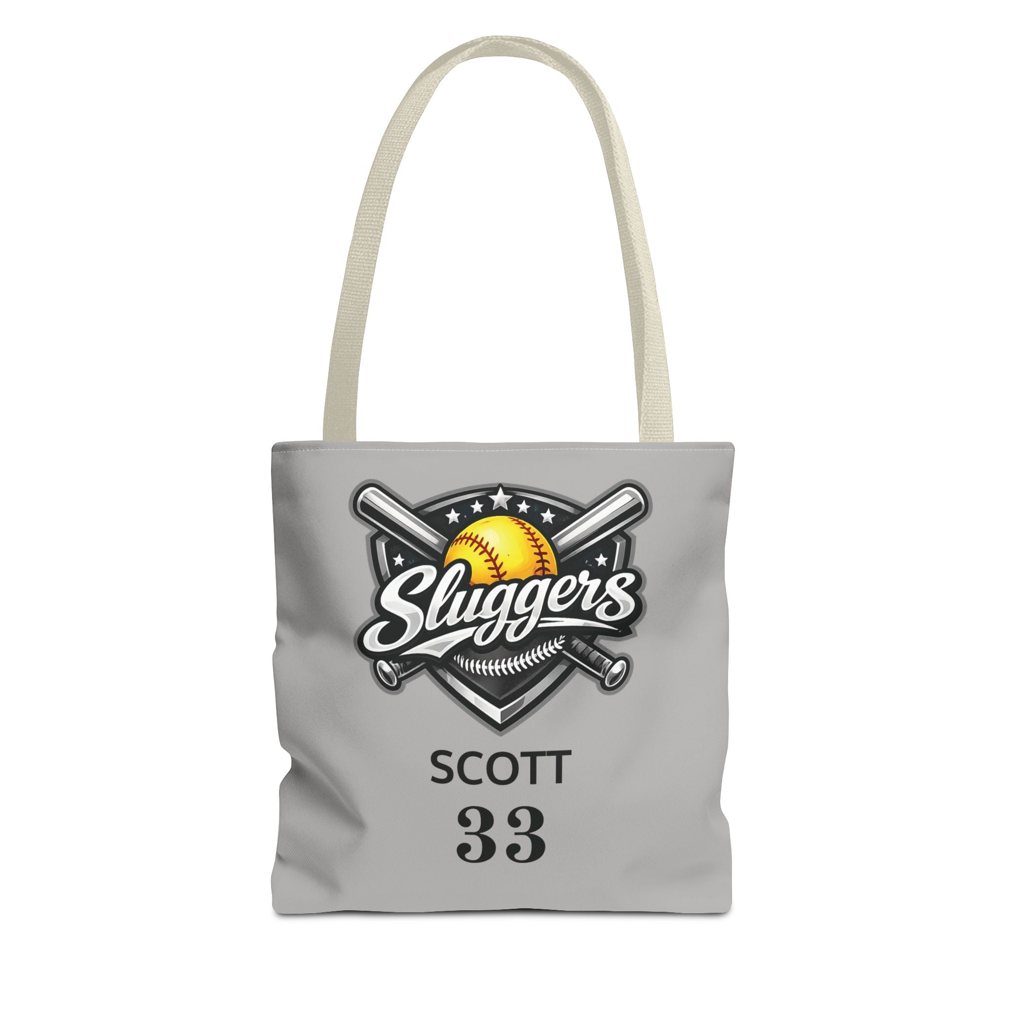 Sluggers Personalized Tote Bag — Custom Name & Number