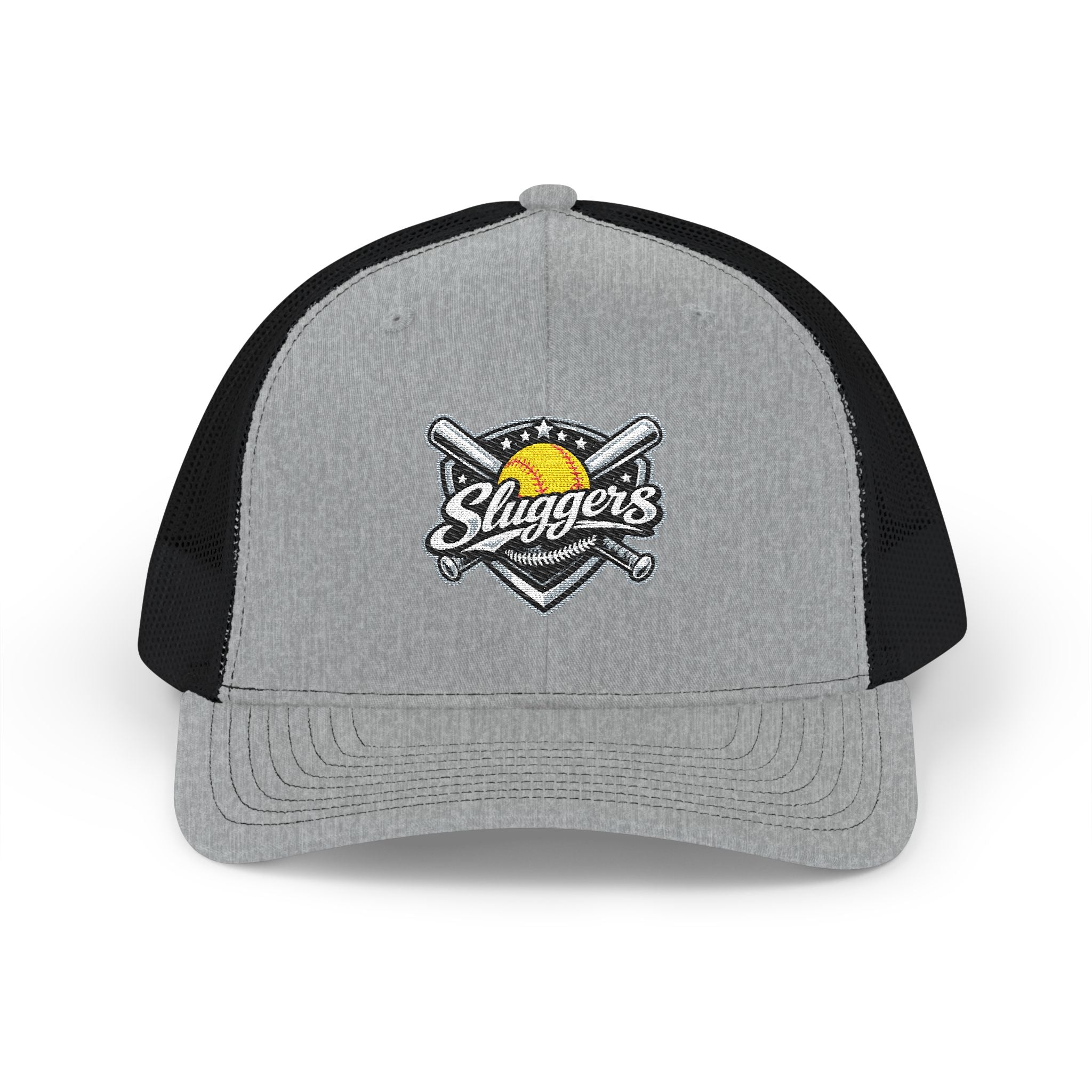 Slugger Embroidered Trucker Cap —Snapback Mesh Hat