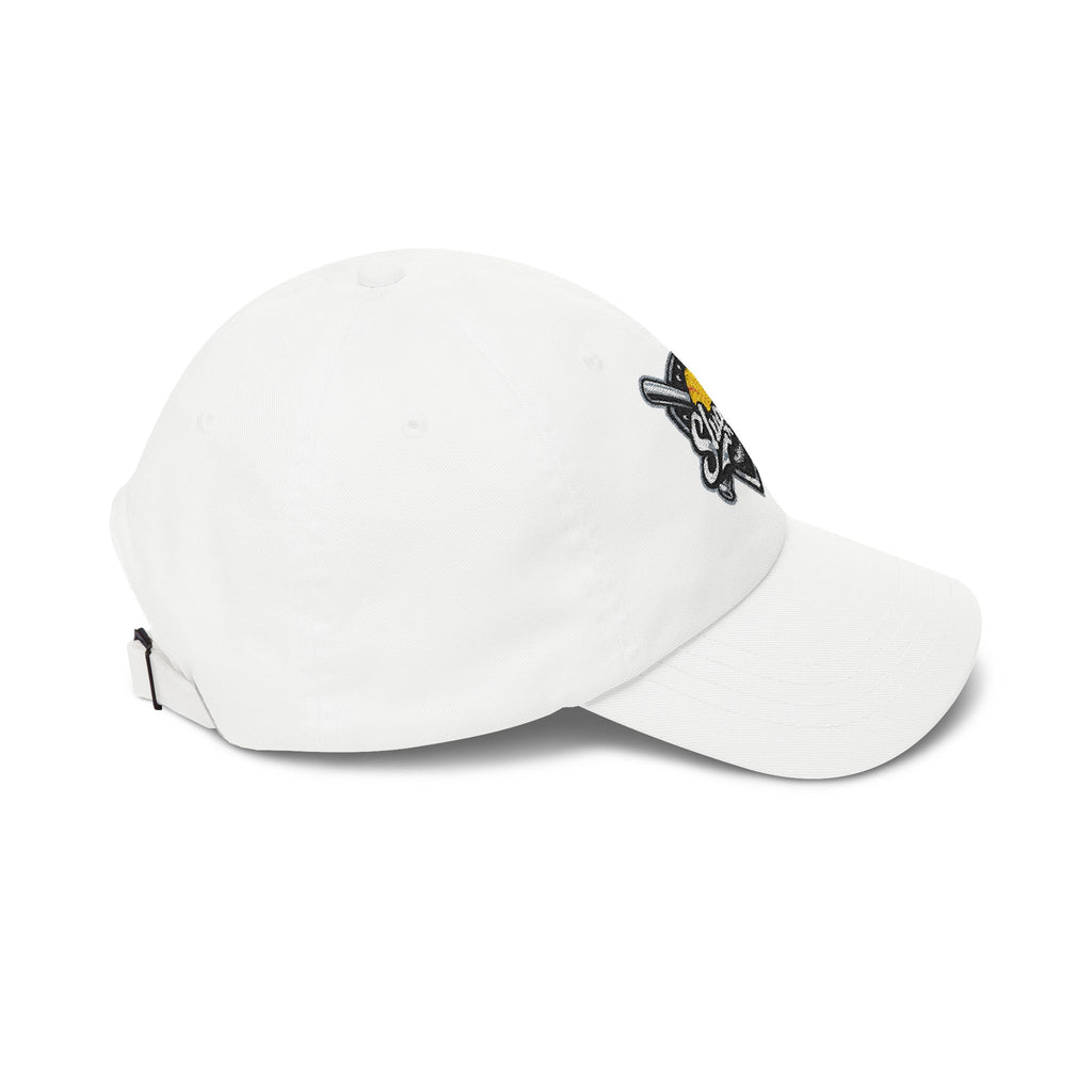 Sluggers Baseball Dad Cap - Embroidered Softball & Bats Hat