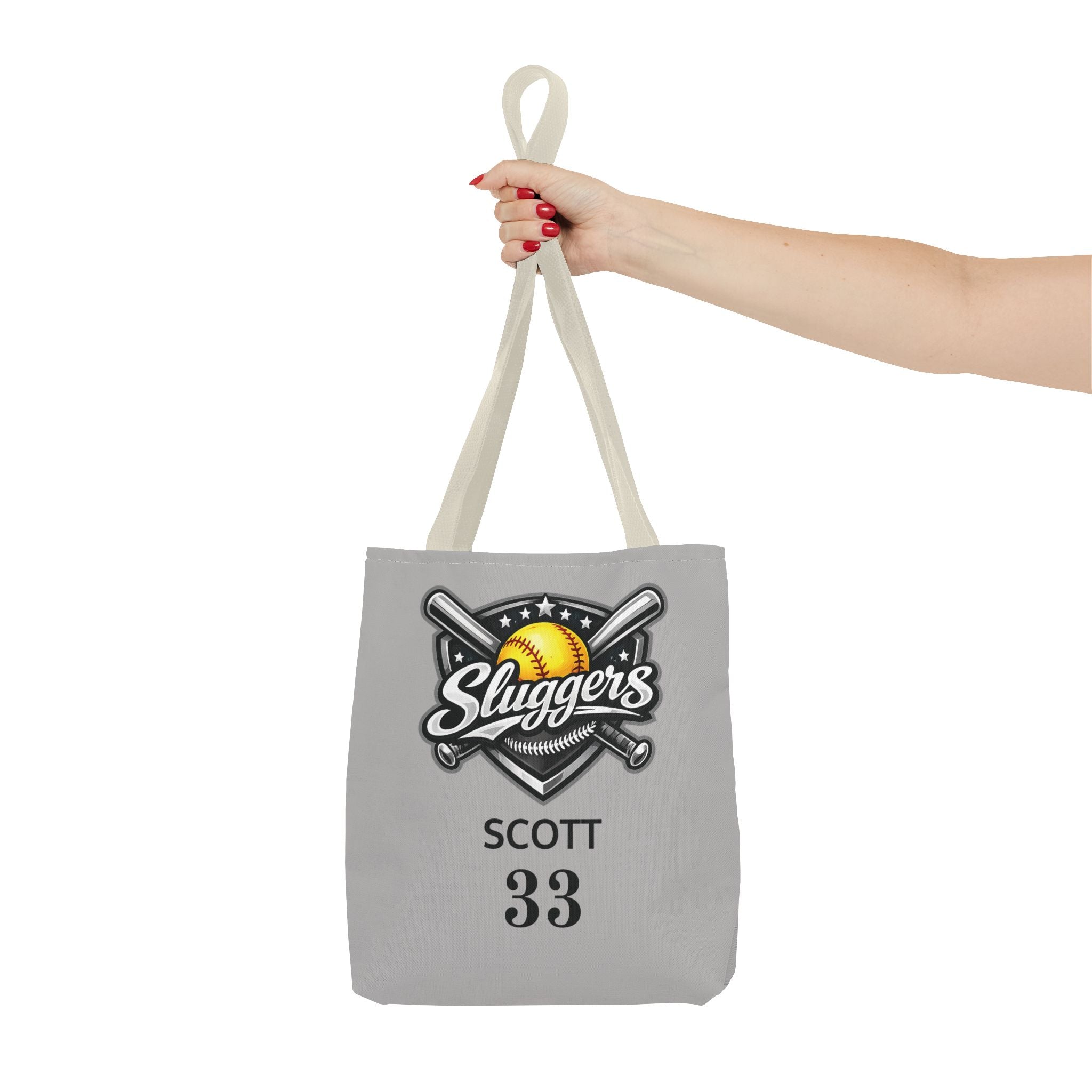 Sluggers Personalized Tote Bag — Custom Name & Number