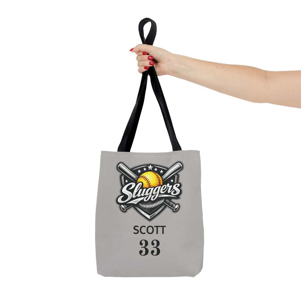 Sluggers Personalized Tote Bag — Custom Name & Number